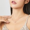 Colar Dois tons Asa do Coração estilo Pandora - BSN162