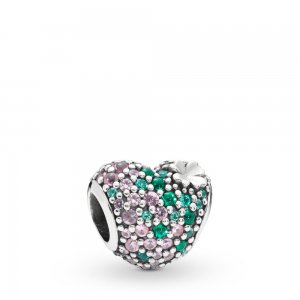 Charm Coração de Trevo Brilhante Pandora - 797869NRGMX