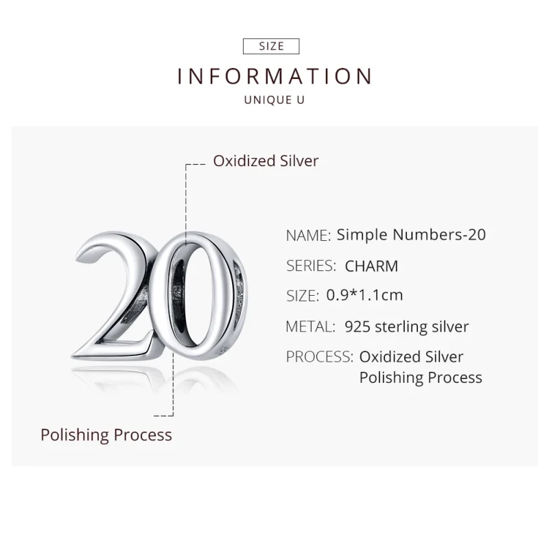 (imagem para) Charm 20º aniversário life Pandora - SCC1623 - Visualizar 8