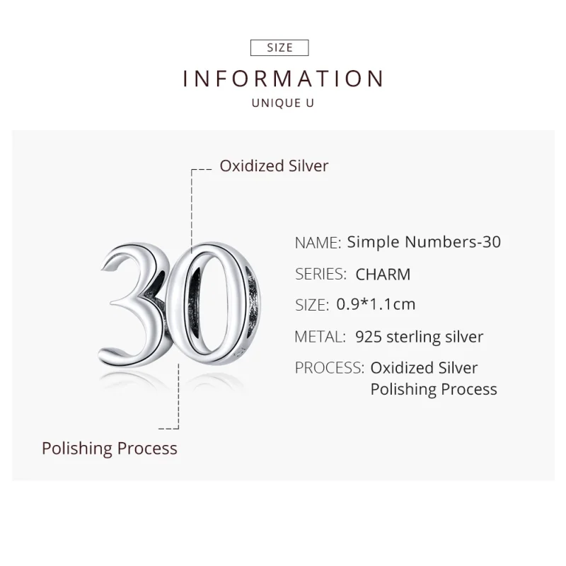 (imagem para) Charm 30º aniversário life Pandora - SCC1622 - Visualizar 8