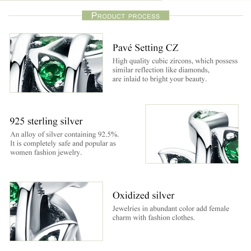 (imagem para) Charm A primavera está começando a brilhar estilo Pandora - SCC567 - Visualizar 8