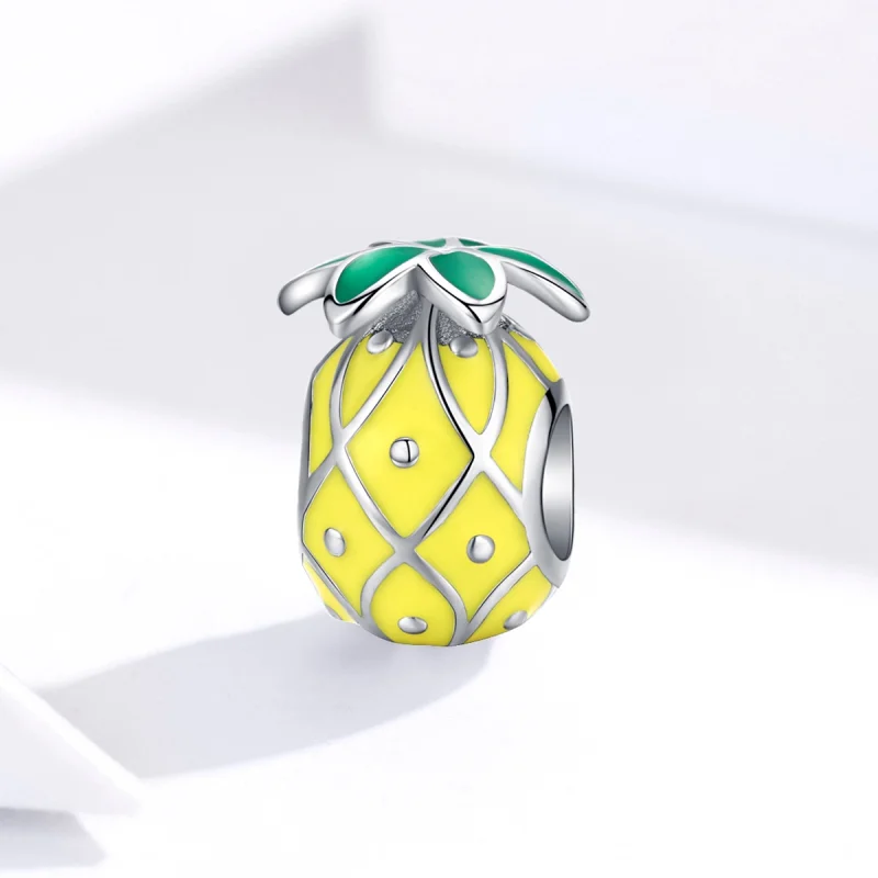 (imagem para) Charm Abacaxi life Pandora - BSC128 - Visualizar 2