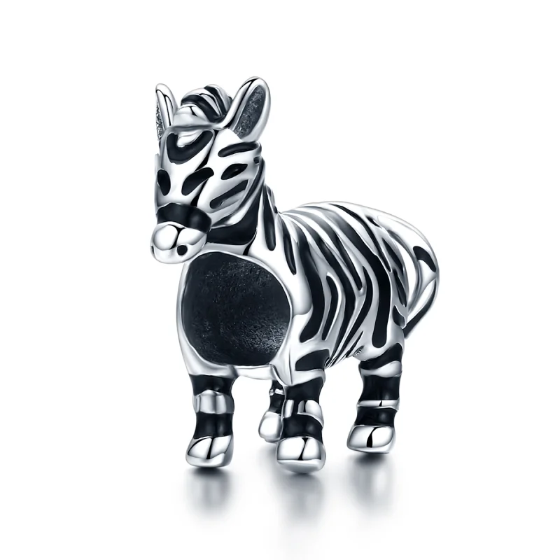 (imagem para) Charm Adorável animal zebra estilo Pandora - SCC550