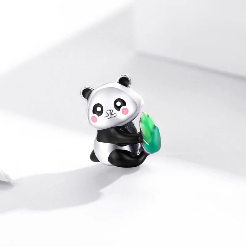 (imagem para) Charm Adorável filhote de panda estilo Pandora - SCC1832 - Visualizar 2