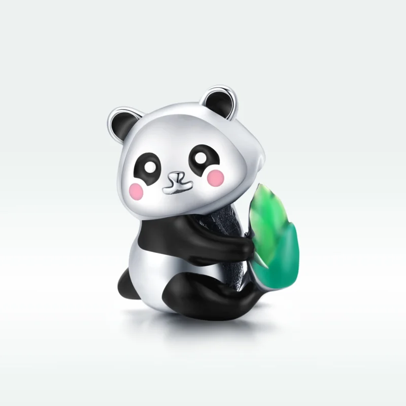 (imagem para) Charm Adorável filhote de panda estilo Pandora - SCC1832 - Visualizar 5
