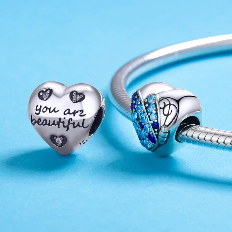 (imagem para) Charm Amor de borboleta estilo Pandora - SCC653 - Visualizar 5