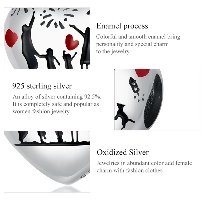 (imagem para) Charm Amor de familia life Pandora - SCC1634 - Visualizar 7