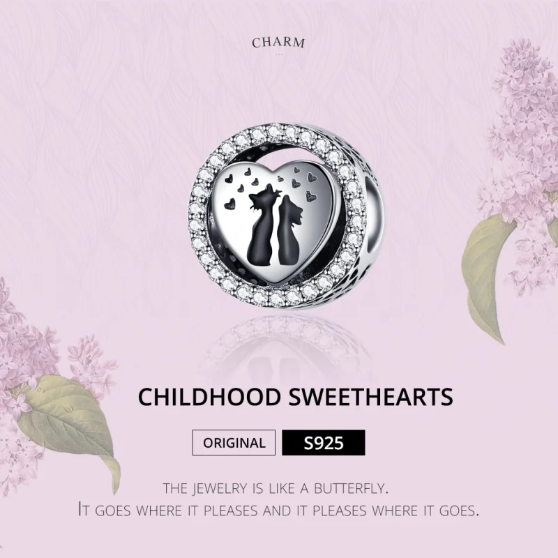 (imagem para) Charm Amor de gato life Pandora - SCC1188 - Visualizar 2