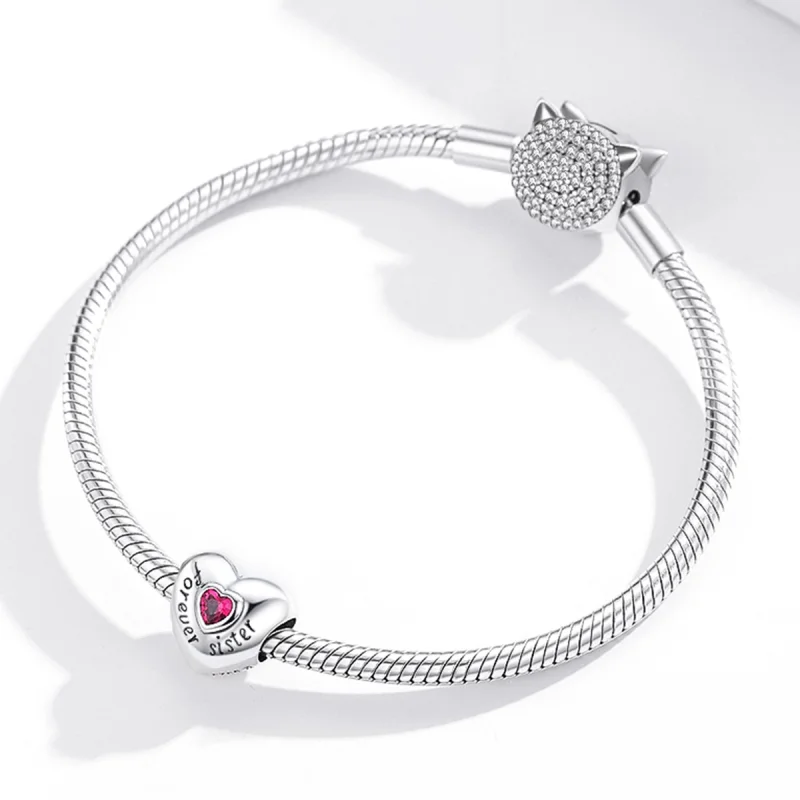 (imagem para) Charm Amor para sempre estilo Pandora - SCC1835 - Visualizar 3