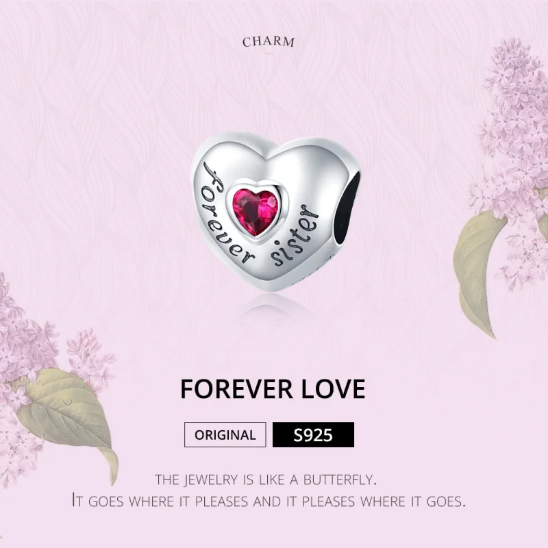 (imagem para) Charm Amor para sempre estilo Pandora - SCC1835 - Visualizar 6