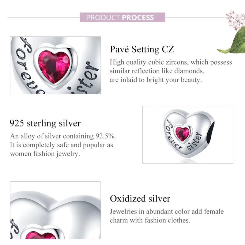 (imagem para) Charm Amor para sempre estilo Pandora - SCC1835 - Visualizar 8