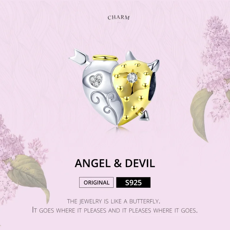 (imagem para) Charm Anjo demónio life Pandora - BSC107 - Visualizar 6