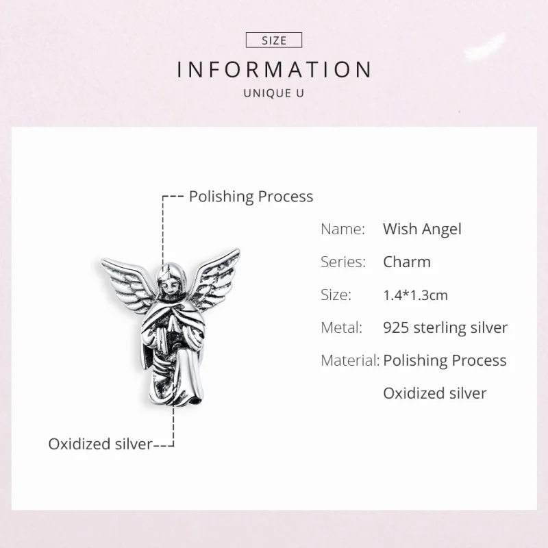 (imagem para) Charm anjo do amor life Pandora - BSC314 - Visualizar 6