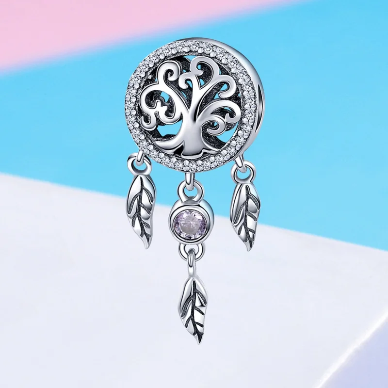 (imagem para) Charm Apanhador de Sonhos estilo Pandora - SCC723 - Visualizar 4