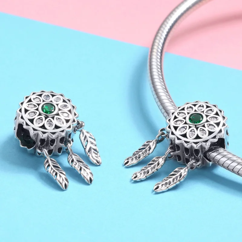 (imagem para) Charm Apanhador de Sonhos estilo Pandora - SCC893 - Visualizar 3