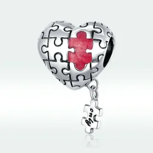 Charm Autismo life Pandora - SCC1635 (imagem para) Charm Autismo life Pandora - SCC1635