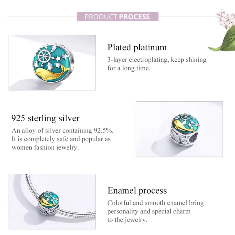 (imagem para) Charm Baleia bebê life Pandora - SCC1296 - Visualizar 3