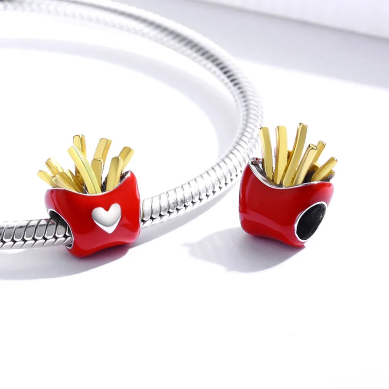(imagem para) Charm Batatas Fritas Deliciosas estilo Pandora - SCC1606 - Visualizar 4
