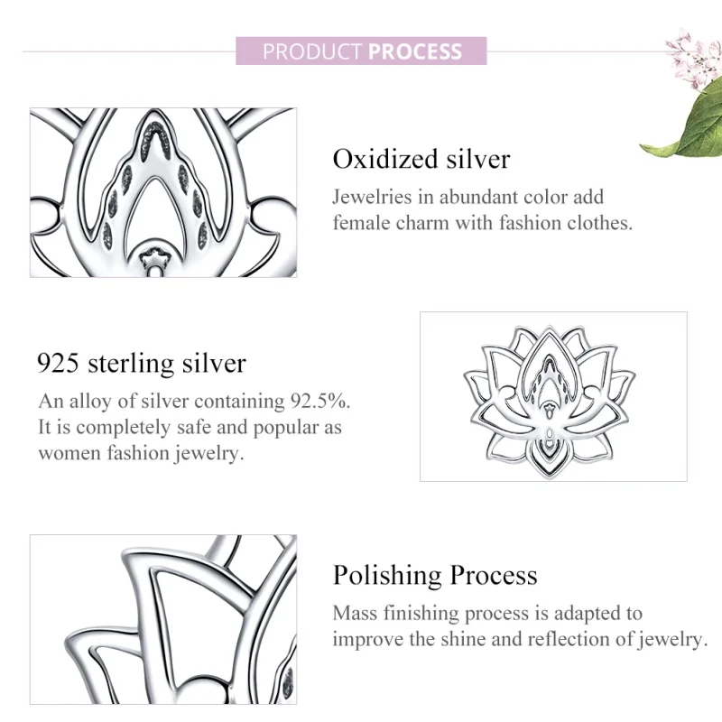 (imagem para) Charm Blooming Lotus life Pandora - SCC1724 - Visualizar 7