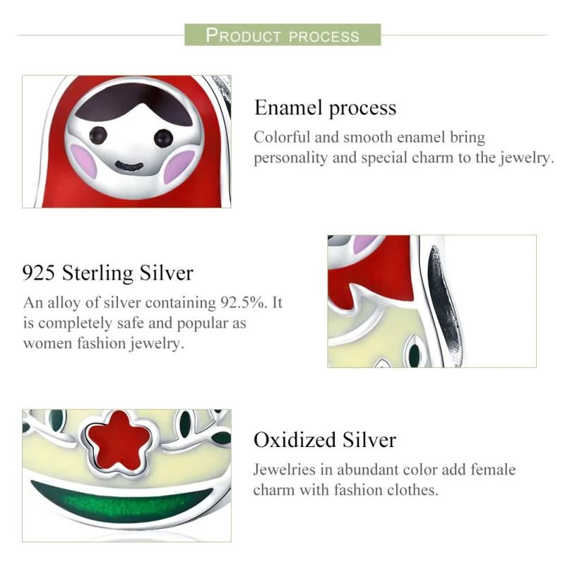 (imagem para) Charm Boneca russa life Pandora - SCC1086 - Visualizar 4