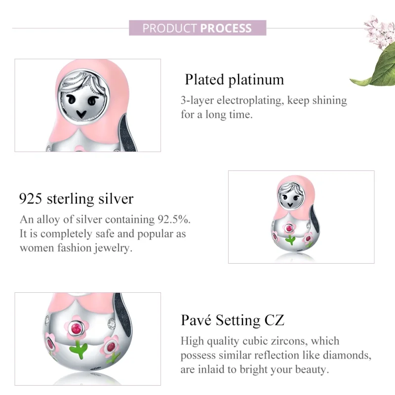 (imagem para) Charm Bonecas russas life Pandora - SCC1435 - Visualizar 8