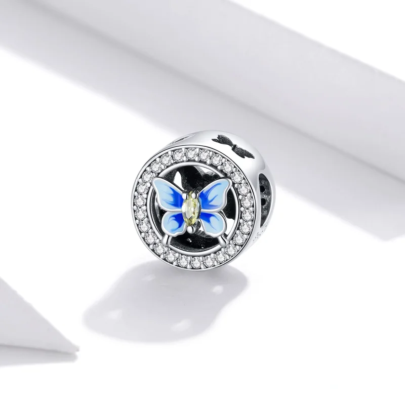 (imagem para) Charm Borboleta colorida estilo Pandora - SCC1682 - Visualizar 2