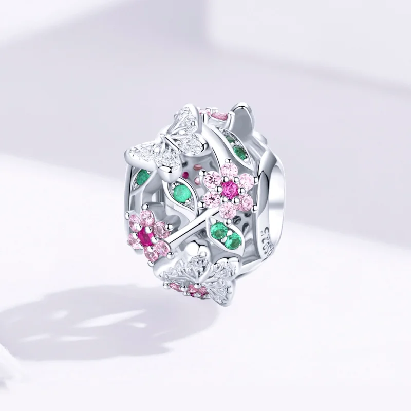 (imagem para) Charm Borboleta Dançante estilo Pandora - BSC116 - Visualizar 2