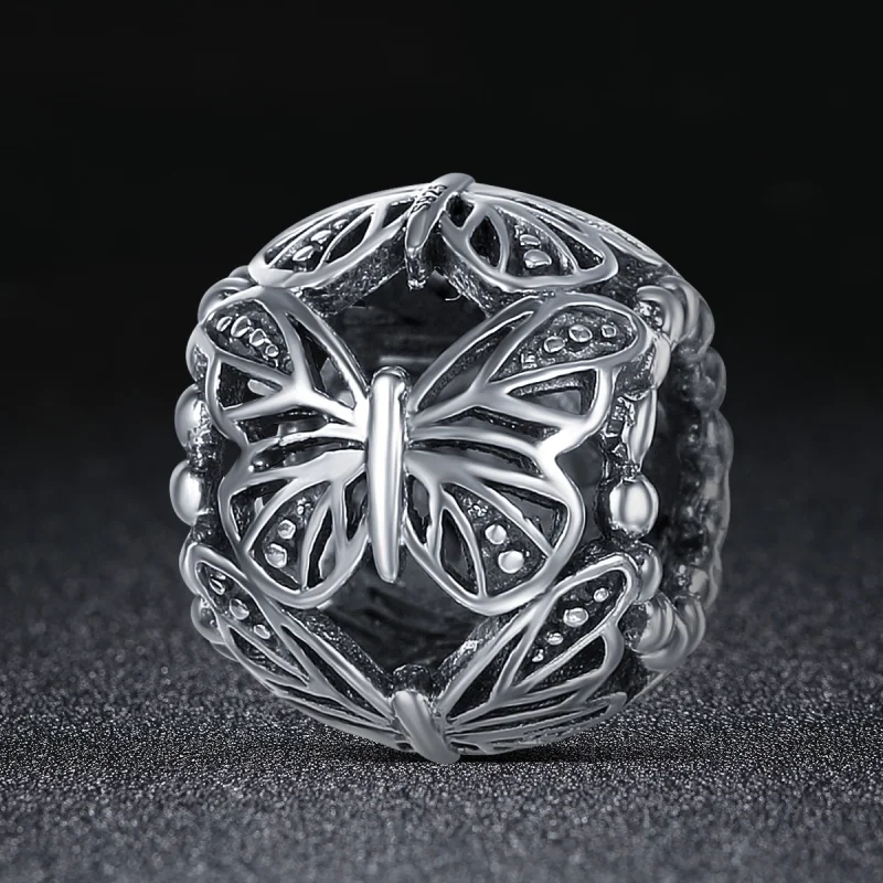 (imagem para) Charm Borboleta vintage estilo Pandora - SCC491 - Visualizar 2