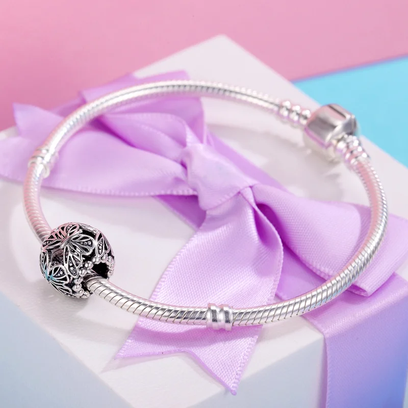 (imagem para) Charm Borboleta vintage estilo Pandora - SCC491 - Visualizar 5