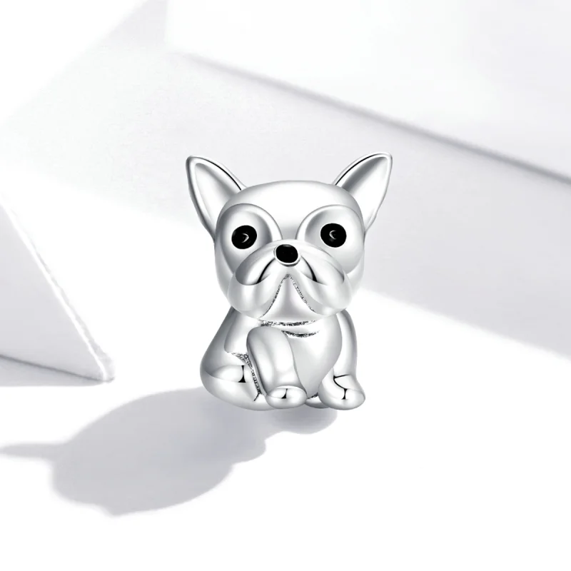 (imagem para) Charm Bulldog Francês Fofo estilo Pandora - SCC1599 - Visualizar 2
