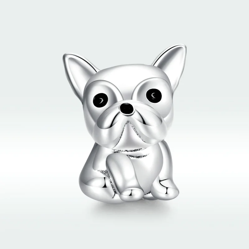 (imagem para) Charm Bulldog Francês Fofo estilo Pandora - SCC1599 - Visualizar 5