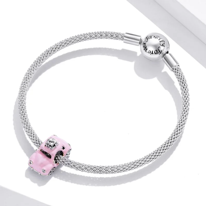 (imagem para) Charm Carro rosa life Pandora - SCC1738 - Visualizar 3