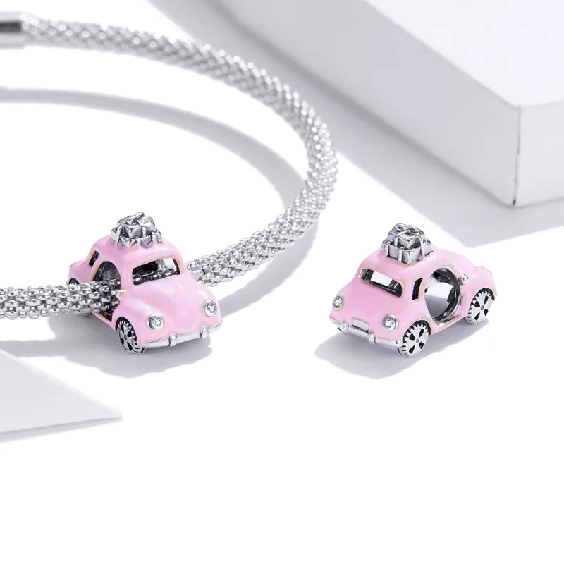 (imagem para) Charm Carro rosa life Pandora - SCC1738 - Visualizar 4