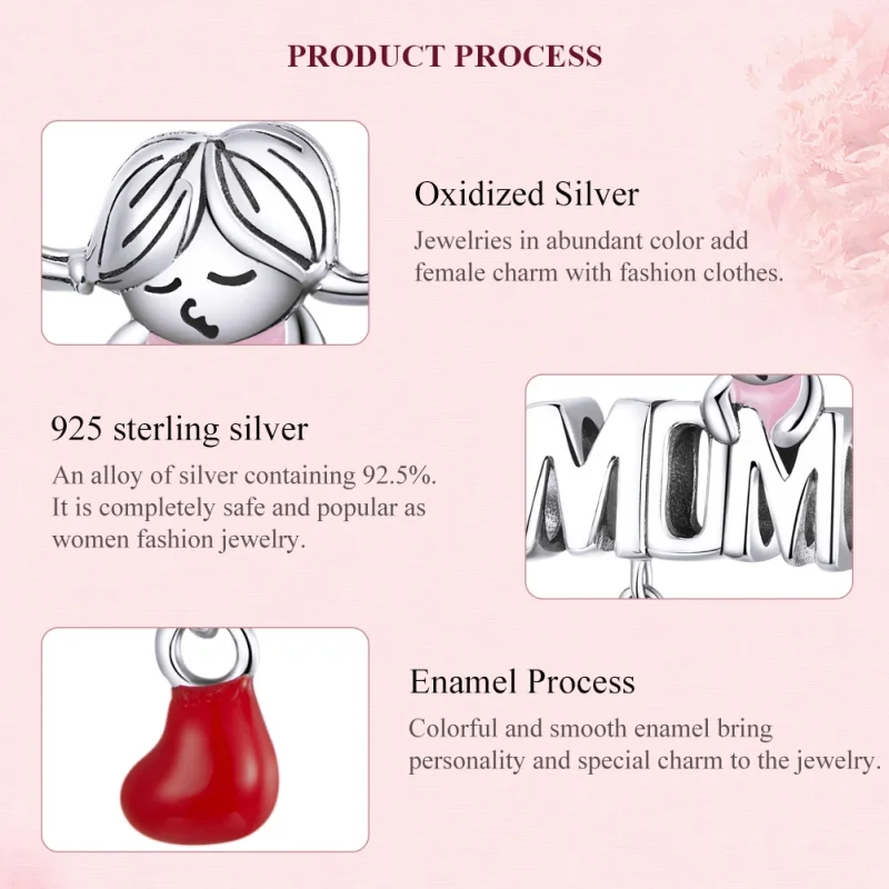 (imagem para) Charm Cartas da mãe life Pandora - SCC1461 - Visualizar 7