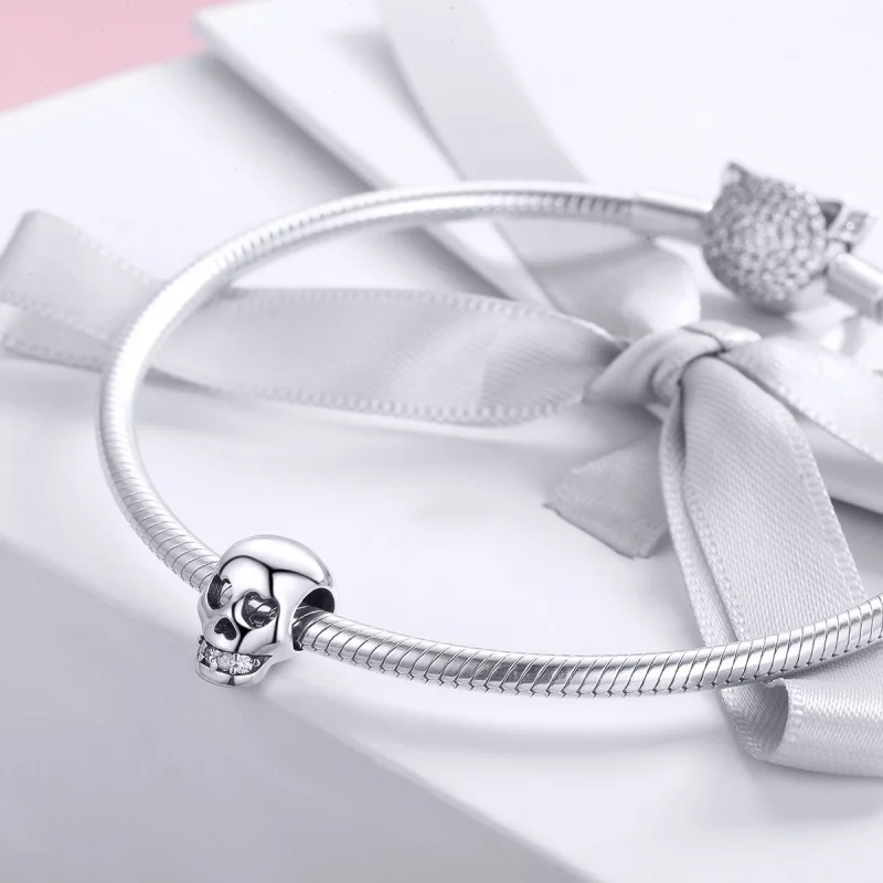 (imagem para) Charm Caveira Branca life Pandora - SCC965 - Visualizar 3