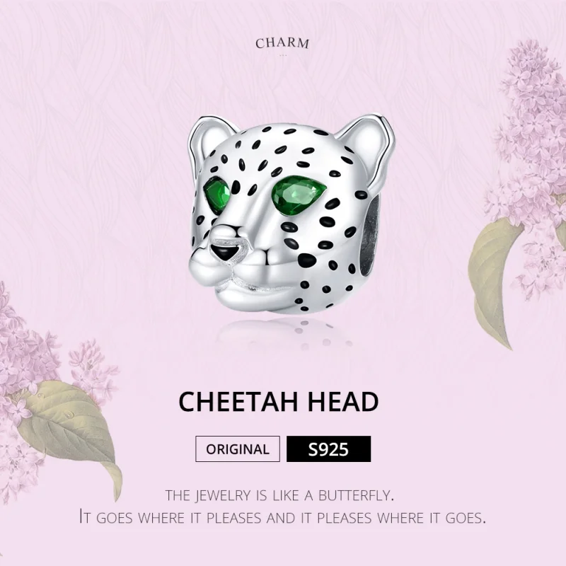 (imagem para) Charm Cheetah Head life Pandora - SCC1675 - Visualizar 6