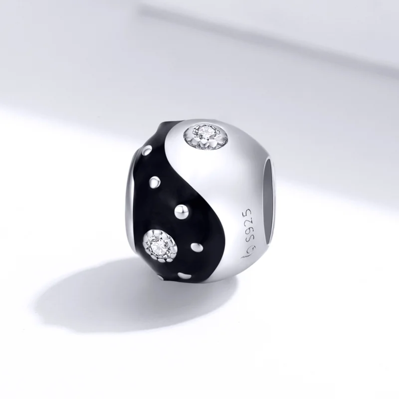(imagem para) Charm Chinoiserie Yin Yang estilo Pandora - BSC192 - Visualizar 2