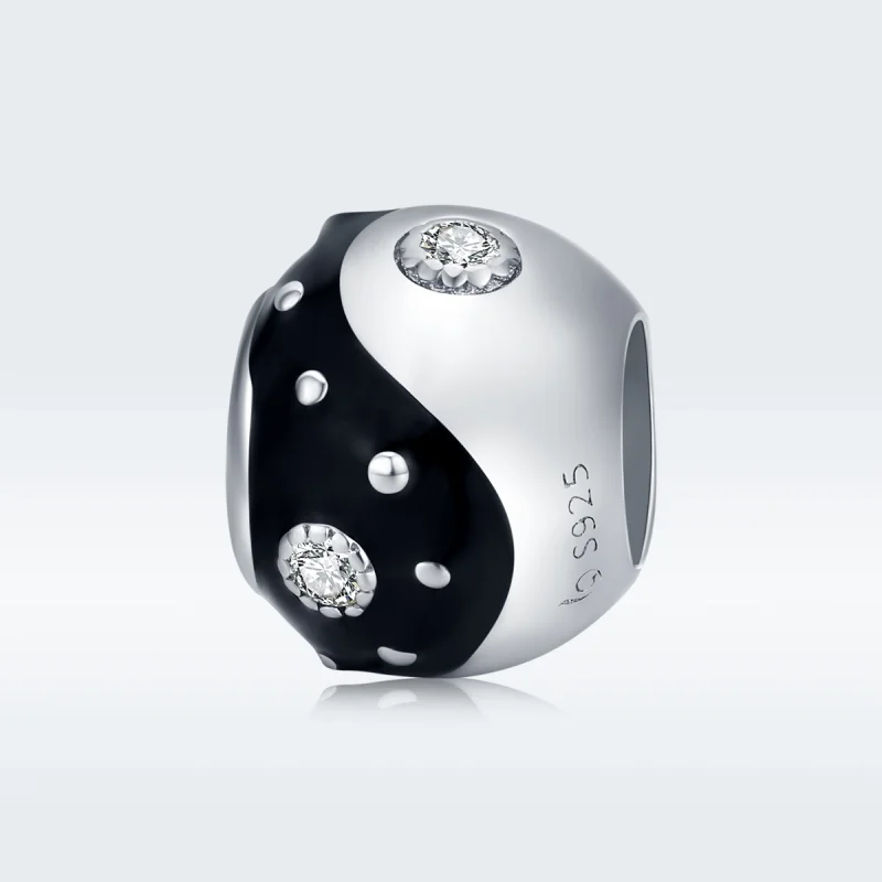 (imagem para) Charm Chinoiserie Yin Yang estilo Pandora - BSC192 - Visualizar 5