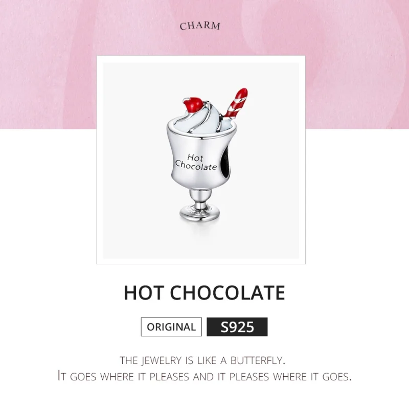 (imagem para) Charm Chocolate quente estilo Pandora - SCC1495 - Visualizar 6