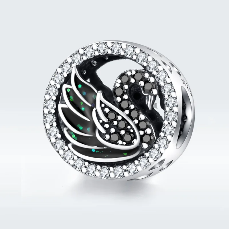 (imagem para) Charm Cisne Negro life Pandora - SCC1342 - Visualizar 5