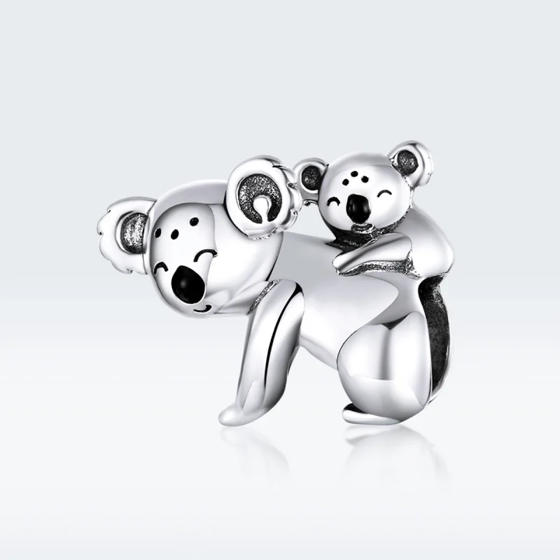 (imagem para) Charm Coala com criança estilo Pandora - BSC260 - Visualizar 5