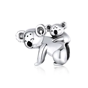 (imagem para) Charm Coala com criança estilo Pandora - BSC260