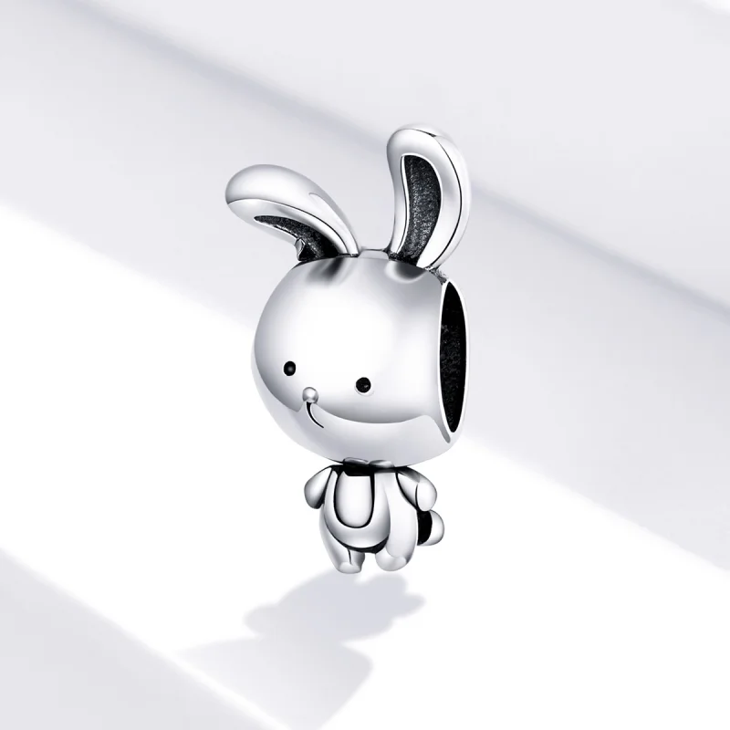 (imagem para) Charm Coelhinho bonitinho estilo Pandora - SCC1517 - Visualizar 2