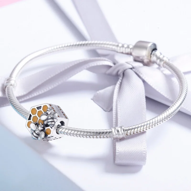 (imagem para) Charm Colméia life Pandora - SCC500 - Visualizar 4