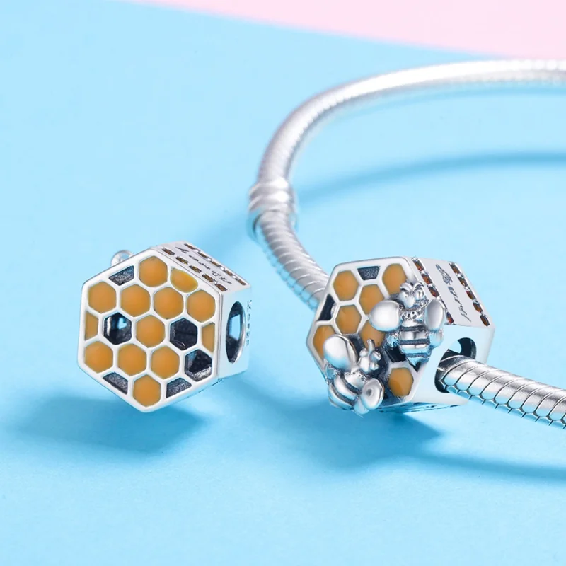 (imagem para) Charm Colméia life Pandora - SCC500 - Visualizar 5