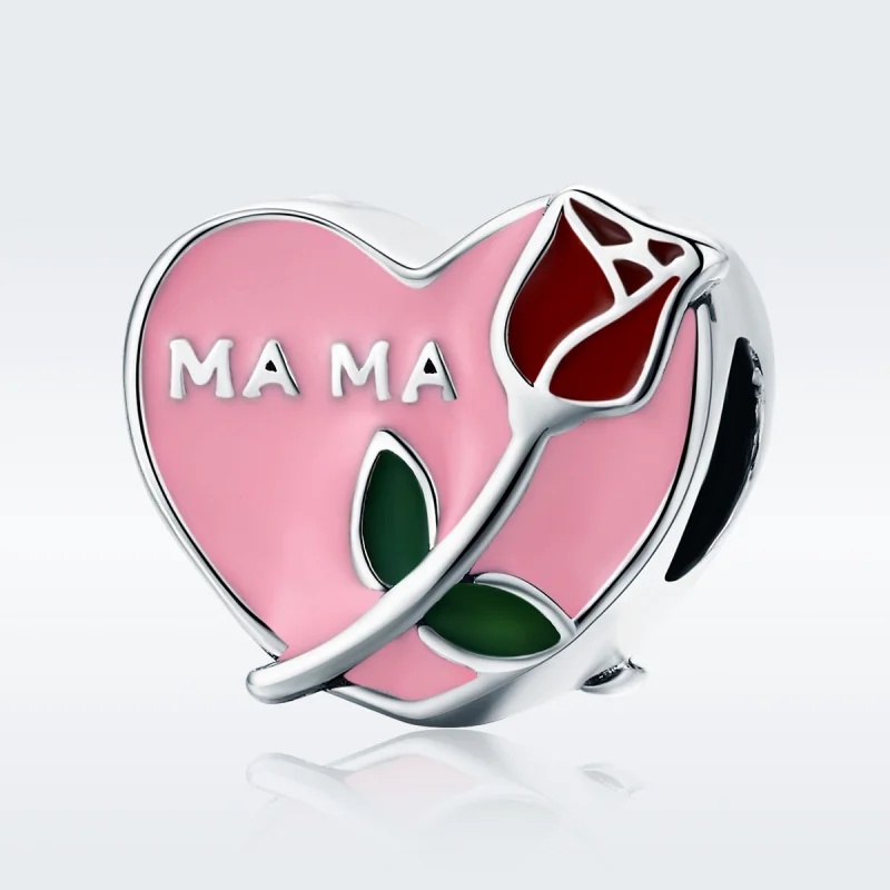 (imagem para) Charm Confissão de amor maternal estilo Pandora - SCC652 - Visualizar 2