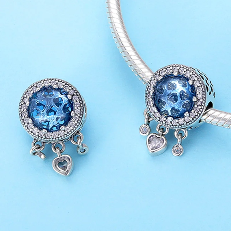 (imagem para) Charm Coração de Cristal Brilhante estilo Pandora - SCC724 - Visualizar 2