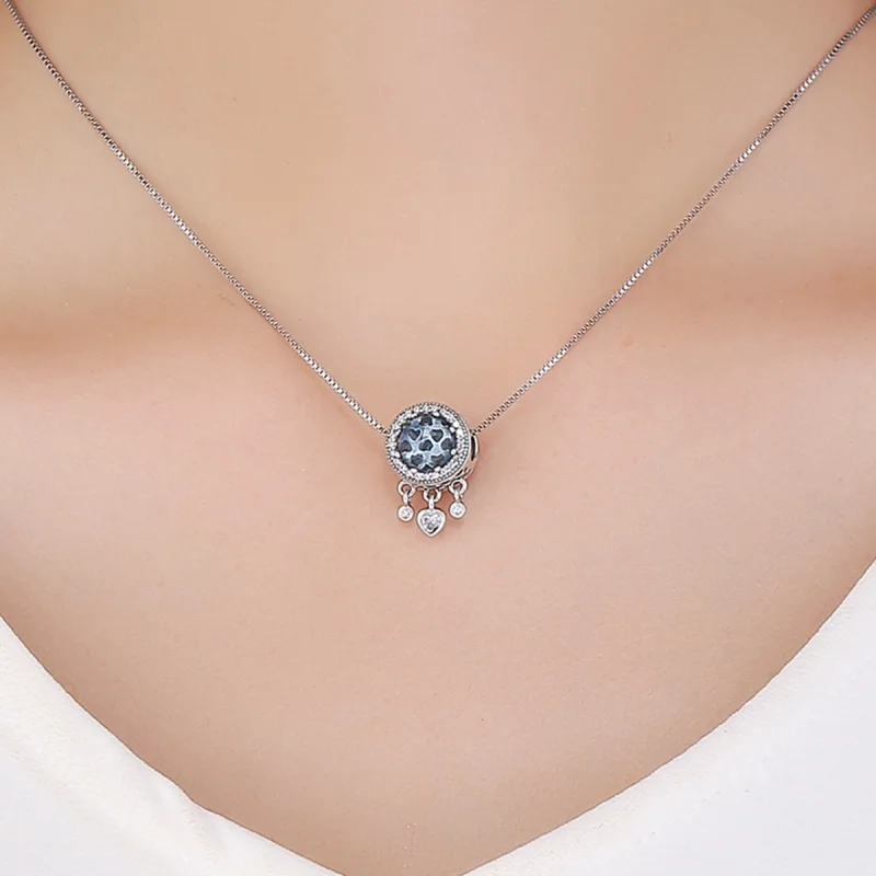 (imagem para) Charm Coração de Cristal Brilhante estilo Pandora - SCC724 - Visualizar 5