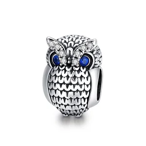 (imagem para) Charm Coruja Brilhante estilo Pandora - SCC1607