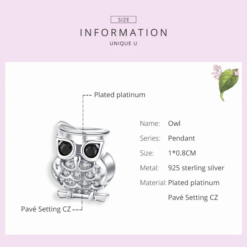 (imagem para) Charm Coruja life Pandora - BSC124 - Visualizar 6